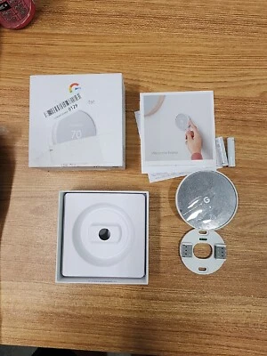 Google Nest G4CVZ White US Programmable Smart Snow Thermostat  - Image 1 of 2