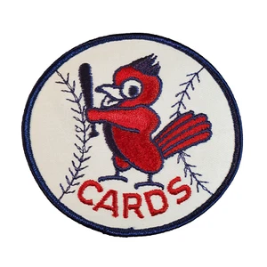 Tarjetas De Colección Cardenales de San Luis 4" Parche Redondo Coser Hierro Sobre Rojo Blanco Azul MLB - Imagen 1 de 5