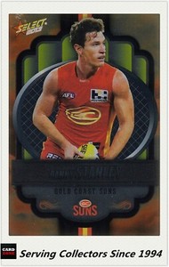 2013 Select AFL Champions Silver Foil Parallel Card SP98 DANNY STANLEY-G. COAST