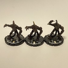 Lot of 3 Mage Knight Deep Spawn #130, 131, 132 Rebellion D&D Heroclix Figures