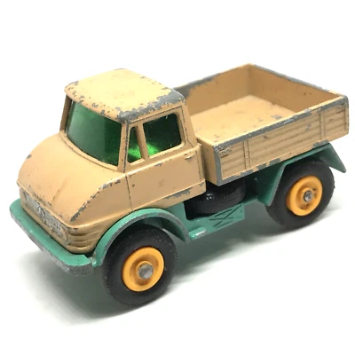 Lesney Matchbox No. Mercedes Unimog 49 bronceado - hecho en Reino Unido Foto 1 de 4