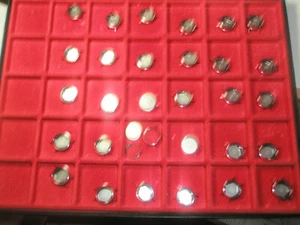 Neu ~ 30 Stck. ~ Japan Uhrengehäuse = Gehäuse + Kristall + Uhrwerk Haltering .#MS ~ 36 - Bild 1 von 9