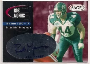 Rob Morris certified autograph signed autographed BYU Cougars 2000 Sage card - Picture 1 of 1