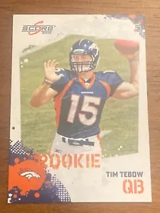 2010 Score RC Tim Tebow Florida Gators Denver Broncos #396 - Picture 1 of 2