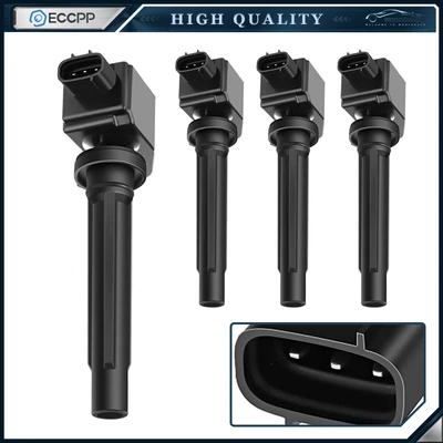 ECCPP 4 Ignition Coils For 2007 2008 2009 Suzuki SX4 L4 2.0L - Изображение 1 из 4