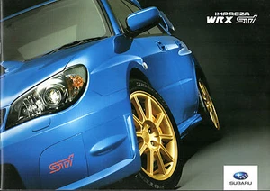 Subaru Impreza WRX STi 2005-2006 UK Market Sales Brochure - Picture 1 of 2