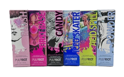 PULP RIOT Semi-Permanent Professional Hair Color 4 oz - Vibrant and Long-Lasting - Image 1 of 3