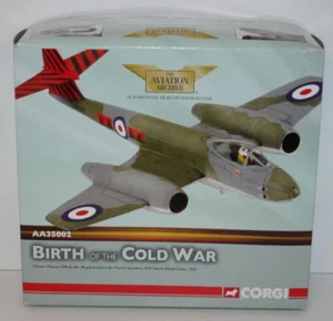 CORGI 1/72 AA35002 GLOSTER METEOR F.MK.8 601 SQN RAF NORTH WEALD 1953 - Foto 1 di 1
