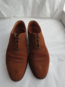 CHURCH'S for ""Brooks Brothers"" Cape Buck Wildleder Herren Oxford 42D The CURZON Schuhe - Bild 1 von 23