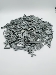 Lego Bulk Lot Light Gray Bricks Plates And Specialty Pieces 3 Pounds 3 Ounces - Picture 1 of 8