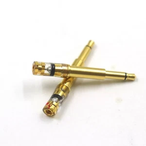 NEW HIFI Gold Plated Pair Headphone Plug Converter Adapters - Picture 1 of 6
