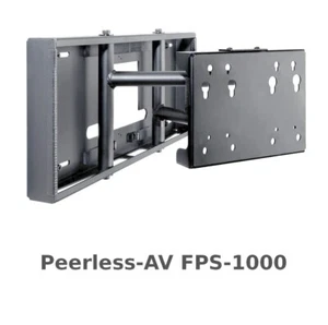 PEERLESS FPS-1000 Flat TV Supporto a Parete ACCIAIO - Capacità 150lb Imbardata Girevole +45°/-45° - Foto 1 di 3