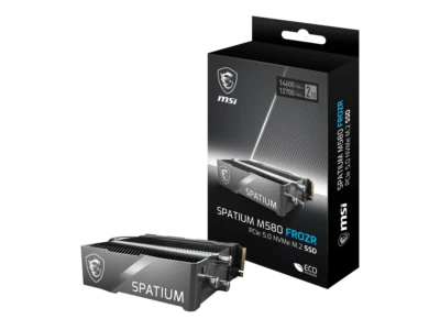 MSI SPATIUM M580 PCIe 5.0 NVMe M.2 2TB FROZR Solid State Drive (SSD) - - Image 1 of 4