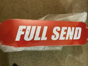 Full Send Nelkboys Skate Deck - Red 7.75 - Picture 1 of 2