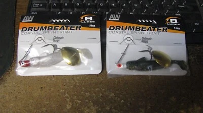 Bomber "drumbeater" Spinnerbait, 2 colores, 1/4 oz, nuevo en paquete, envío gratuito Foto 1 de 3