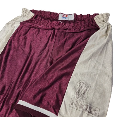 Vintage 80s University of Massachusetts Shorts Mens XL Red Umass Basketball USA - Image 1 of 4