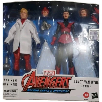 2024 Marvel Earth's Mightiest Legends GIANT-MAN & WASP 6" Hasbro Pulse Paquete de 2 Foto 1 de 4