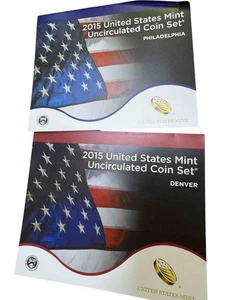 2015 US Uncirculated Mint set Philadelphia and Denver Mint 28 coins - Picture 1 of 1