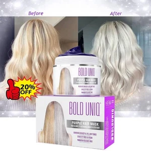 Bold Unio Purple Hair Mask for Blonde, Pla tinum & Gray Silver Hair - Picture 1 of 8
