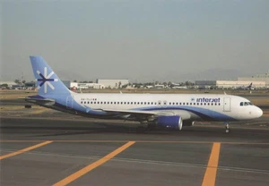 Postcard Airline Interjet A320-214 XA-TLC Mexico No. A1275 AP1. - Picture 1 of 2