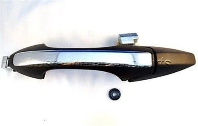 fits 2004 to 2008 Acura TSX Exterior Door Handle Rear Left Chrome Black Foto 1 de 2