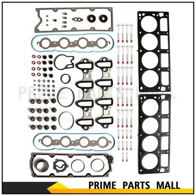 Juego de juntas de culata y pernos para Chevrolet Suburban 2500 2004 2005/2006 6,0 L Foto 1 de 4
