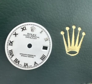 Rolex Datejust 26mm Factory White Dial With Gold Roman Hour Markers 69174 - D35 - Picture 1 of 7
