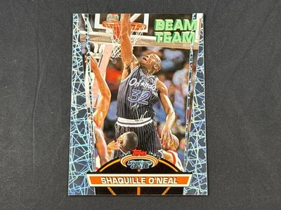 1992-93 TOPPS STADIUM CLUB SHAQUILLE O'NEAL #21 ROOKIE BEAM TEAM INSERT MAGIC RC - Image 1 of 2