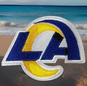 🔥PREMIUM  Los Angeles LA RAMS  IRON ON PATCH 2.5” X 3.00” NFL   FREE SHIP! - Picture 1 of 7