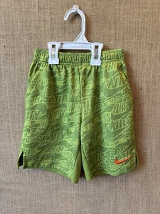Nike Boys Green Dri-Fit Athletic Shorts Size L (6/7) - Picture 1 of 2