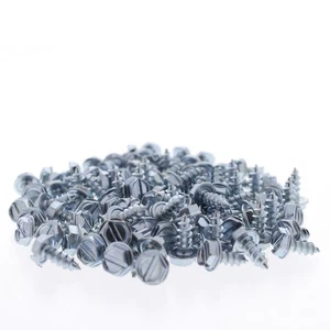 100 DS1012J 5/16 Head Hex Washers Head Slotted Steel Zinc Plated - Picture 1 of 4