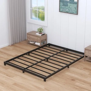 3 Inch Bed Frame Queen Size Low Profile, Queen Bed Frame No Box Spring Needed... - Picture 1 of 9