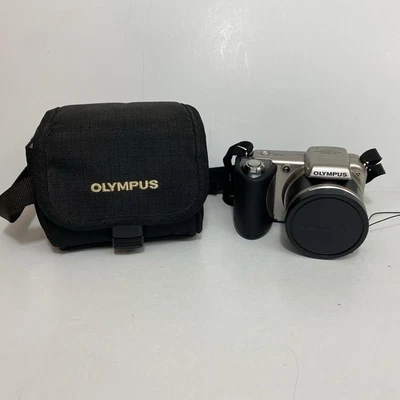 Olympus SP-600UZ Silver Black 12 MP Digital Camera 15x Optical Zoom w/Case READ - Image 1 of 4
