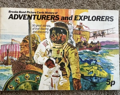 Brooke Bond Tea Cards Adventurers and Explorers 1973 (Empty Album Only) - Image 1 of 4