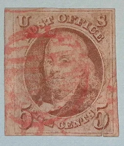 UNITED STATES 1 FAULTY SPACEFILLER LARGE MARGINS! KTZ - Picture 1 of 1