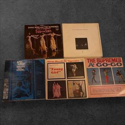 Diana Ross & The Supremes Lot 5 Motown Vinyl Records A Go Go Love Child Farewell Foto 1 de 4