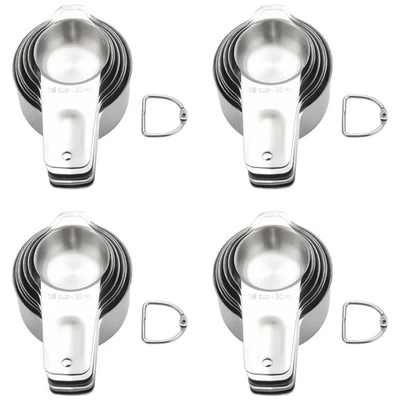 Set di 28 misurini da caffè 1/8, misurino in metallo acciaio inox1797 - Immagine 1 di 4