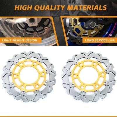 2 Front Brake Rotors Discs For BMW F800GS Adventure ABS 2013 - 2018 F700GS 13-19 - Image 1 of 4