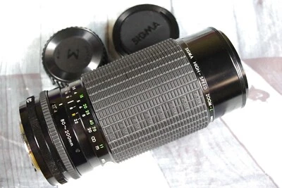 For Konica 80-200mm f/3.5-4 Sigma HAZE zoom lens AR mount For Parts or Repair - Image 1 of 4