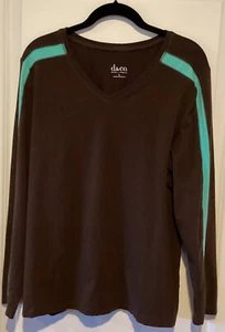 Denim&Co. L/S  V Neck  Knit Top In Size Large - Picture 1 of 3