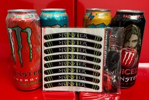 8 x Monster Sticker für Auto o. Motorrad Reifen + 4 x Monster Dose Inkl.Pfand - Bild 1 von 1