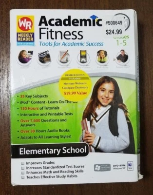 Weekly Reader Academic Fitness Software Grades 1-5 (Windows Vista/XP/MAC) - Image 1 of 4