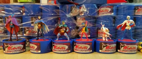 Gatchaman Battle of the Planets G-Force full set of 6 mini figures Cover