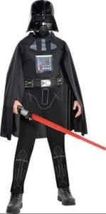 Disney Star Wars Darth Vader Costume Child Size Large 12-14 With Mask - Picture 1 of 1