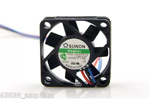 Sunon Fan KDE1204PFVX 40*40*10mm 12V 1.8W 3PIN Server Inverter Cooling Fan - Picture 1 of 4