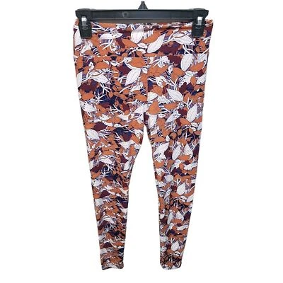 Leggings florales multicolores talla única Lula Roe para mujer Foto 1 de 4