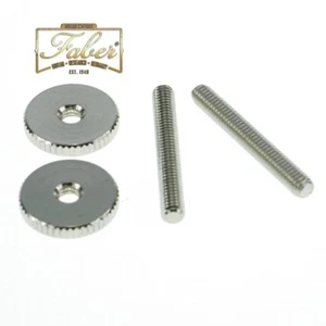 Faber ST-ING-B STING Inch 59 ABR Brass! Studs/Thumbwheel Kit Nickel Gloss 3086-0 - Picture 1 of 2