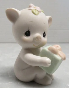 1993 Precious Moments - 524506 - Oinky Birthday Pig Figurine - Photo 1/6