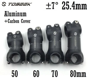 Aluminum stems MTB Road Bike handlebar 6° short Stem 25.4*50/60/70/80mm Matte - Picture 1 of 14