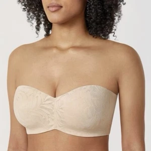 AISILIN Women’s Strapless Bra For Big Bust Minimizer Unlined Underwire Plus Size - Picture 1 of 9